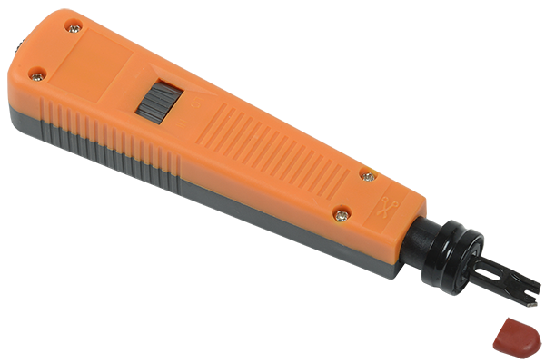

Инструмент ITK TI1-G110-P ударный для IDC Krone/110 оранжево-серый, TI1-G110-P