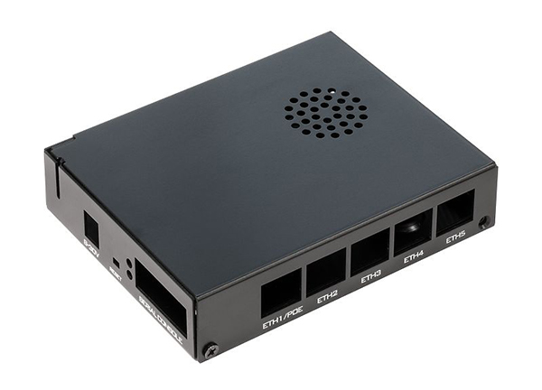 

Корпус Mikrotik RB450 Indoor Case CA150 алюминий, внутреннее, черный, для оборудования, RB450 Indoor Case