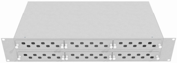 фото Кросс оптический стоечный  TopLAN КРС-Top-2U-48FC/ST-GY в Омске