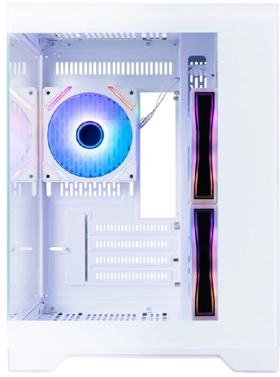 

Корпус mATX 1STPLAYER MEGAVIEW MV6-TP ARGB White, MEGAVIEW MV6-TP ARGB White