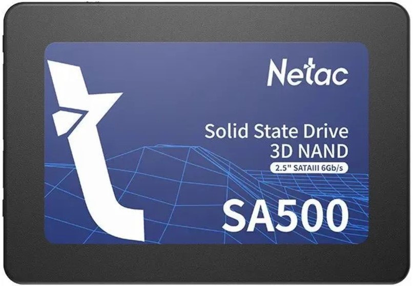 

Накопитель SSD 2.5'' Netac NT01SA500-2T0-S3X SA500 2TB SATA 6Gb/s 530/475MB/s MTBF 1.5M 960 TBW, NT01SA500-2T0-S3X