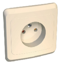Изображение товара Внутренняя розетка Systeme Electric PC16-002K 1 разъем IP20