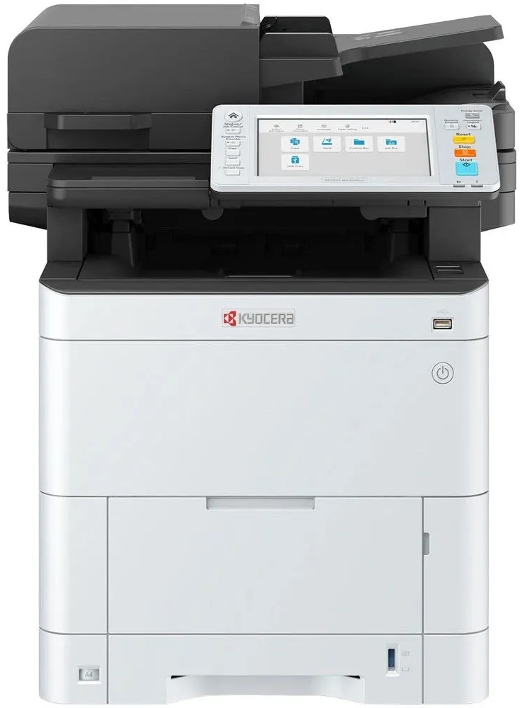 

МФУ цветное Kyocera ECOSYS MA3500cifx А4, 1200x1200 dpi, 35 стр/мин, 1500 Мб, лотки 100/250 л., вых.лоток 250 л., дуплекс, USB/LAN, сканер 600x300 dpi, ECOSYS MA3500cifx