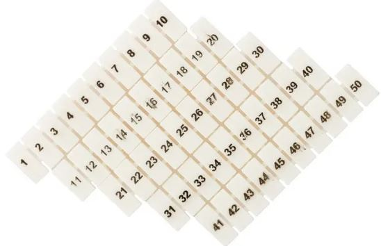 Изображение товара Клеммные колодки EKF zb-st-1.5-1-50 самозажимные на DIN-рейку 35 мм