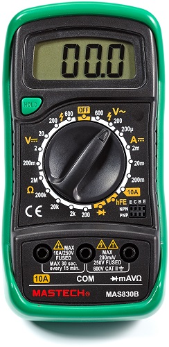 

Мультиметр Mastech 13-2010 Портативный MAS830B, 13-2010