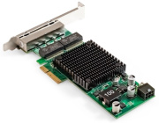 фото Сетевой адаптер Exegate EXE-I350-T4V2-PoE