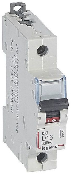 Изображение товара Автоматический выключатель Legrand DX³ 16А с IP20