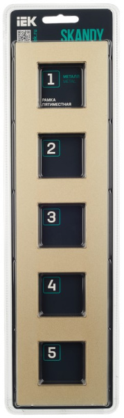 фото Рамка пятерная  IEK SK-M52-M-K37 в Ростове-на-Дону