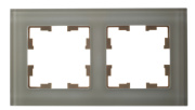 фото Рамка двойная IEK BR-M22-G-K10