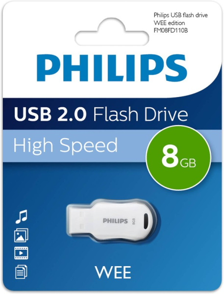 фото Накопитель USB 2.0 8GB Philips FM08FD110B/97 в Уфе