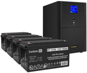 фото Комплект Exegate SineTower SZ-5000.LCD.AVR.2SH.1C13.T.RJ.USB