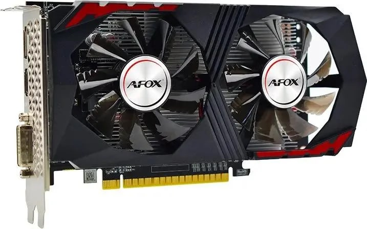 

Видеокарта PCI-E Afox GeForce GTX 1050 TI (AF1050TI-4096D5H2-V6) 4GB GDDR5 128bit 14nm 1392/7000MHz DVI DP HDMI, GeForce GTX 1050 TI (AF1050TI-4096D5H2-V6)