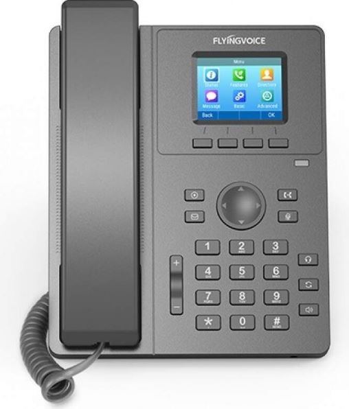 

Телефон VoiceIP Flying Voice P11W IP телефон, 2xEthernet 10/100, LCD 2,4" 320x240,WIFi 2.4GHz & 5GHz, 2 аккаунта SIP, G722, Opus, Ipv-6, порт для гарн, P11W