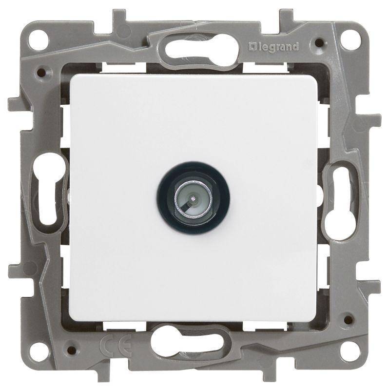 

Розетка Legrand 672263 Etika - TV, проходная, 14 дБ, 5-862 мГц, белая, 672263