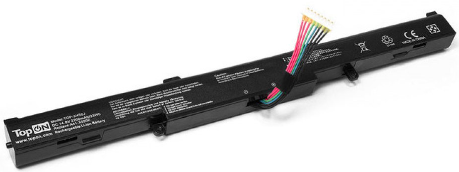

Аккумулятор для ноутбука Asus TopOn TOP-X450J для моделей A450, F550, R751, X450, X550, X750, X751 Series. 14.8V 2200mAh 33Wh, TOP-X450J