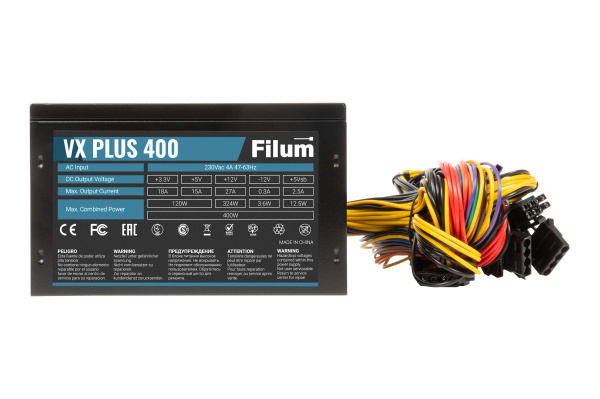 фото Блок питания ATX Filum VX PLUS 400 в Омске