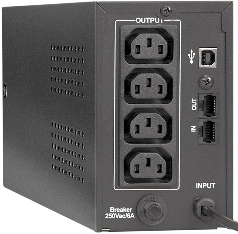 

Источник бесперебойного питания Exegate Power Back BNB-850.LED.AVR.C13.RJ.USB EP285472RUS 850VA/480W, LED, AVR,4*IEC-C13, RJ45/11, USB, black, Power Back BNB-850.LED.AVR.C13.RJ.USB