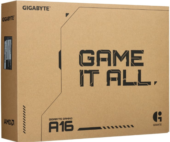 фото Ноутбук  GIGABYTE Gaming A16 GA65H в Казани 16 ", Ryzen 7, 16 Гб RAM, 512 Гб SSD, GeForce RTX 5060, Черный