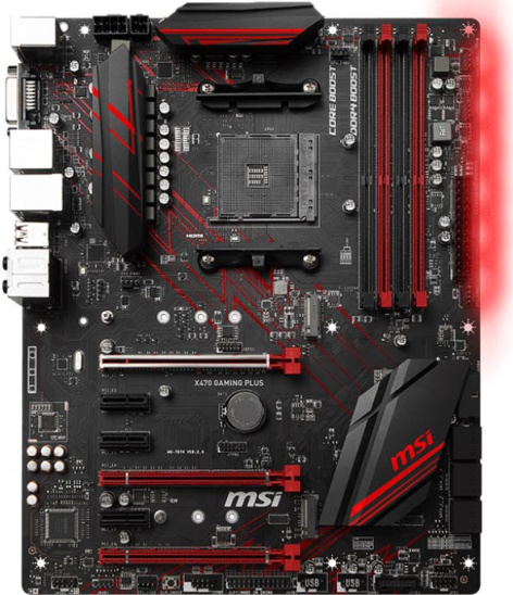 фото Материнская плата ATX MSI X470 GAMING PLUS