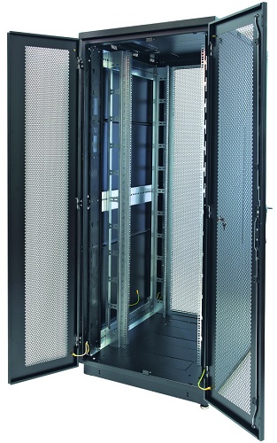 

Шкаф напольный 19", 47U Eurolan 60F-47-88-35BL Racknet S3000 800 × 800, передняя дверь перфорированная двустворчатая, задняя дверь перфорированная д, 60F-47-88-35BL