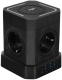 фото Сетевой фильтр  AGNI TP-VE4U5E-C-W-5m-black в Воронеже