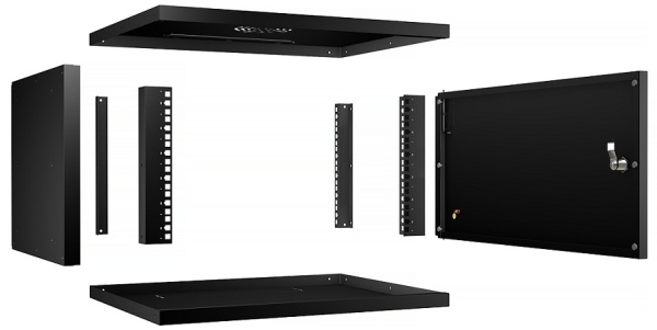 фото Шкаф настенный 19", 6U Cabeus WSC-05D-6U55/45m-BK в Нижнем Новгороде