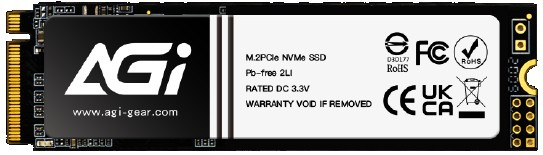 фото Накопитель SSD M.2 2280 AGI AI198 в Перми 256 ГБ