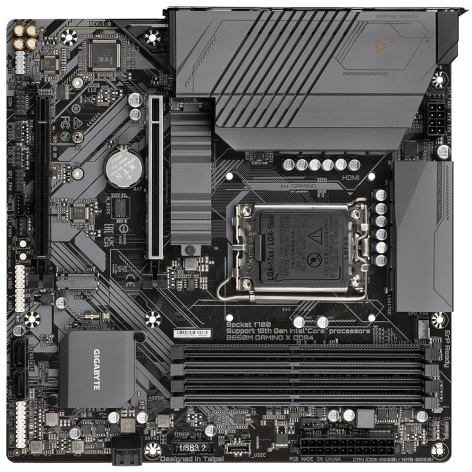 фото Материнская плата GIGABYTE B660M GAMING X DDR4, Intel B660, mATX