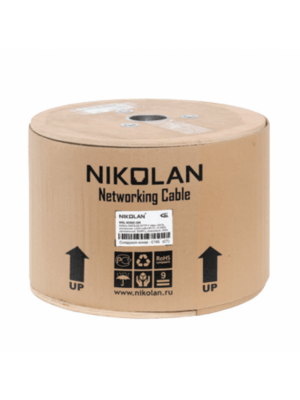 фото Кабель витая пара F/FTP 6 кат. 4 пары NIKOLAN NKL 9340A-IY в Казани