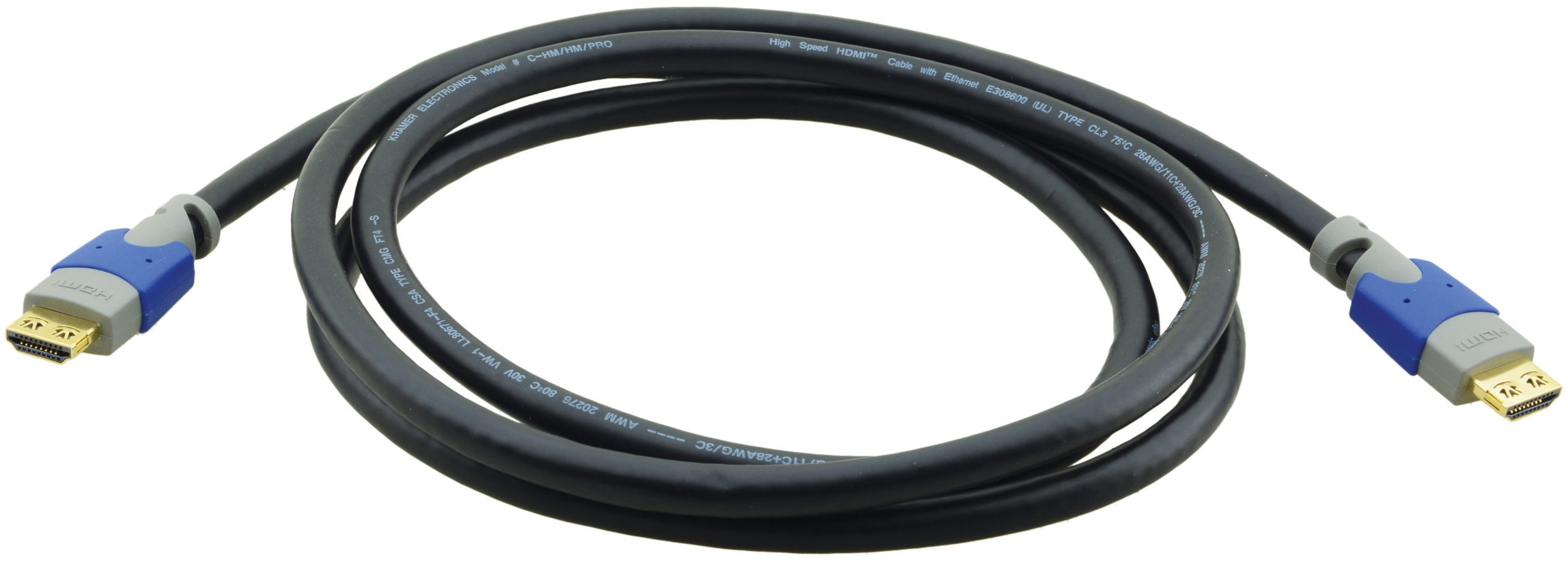 

Кабель интерфейсный HDMI-HDMI Kramer C-HM/HM/PRO-3 97-01114003 19M/19M, (Вилка - Вилка), 0.9 м, c Ethernet (v1.4) PRO, C-HM/HM/PRO-3