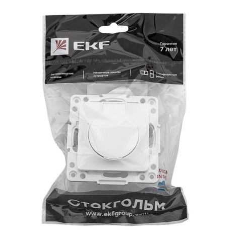 фото Розетка с заземлением  EKF EYR16-028-10-44 в Самаре