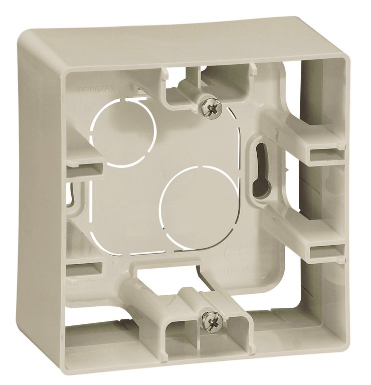 

Коробка монтажная Legrand 672520 накладная, Etika, cлоновая кость, 1 пост, 672520