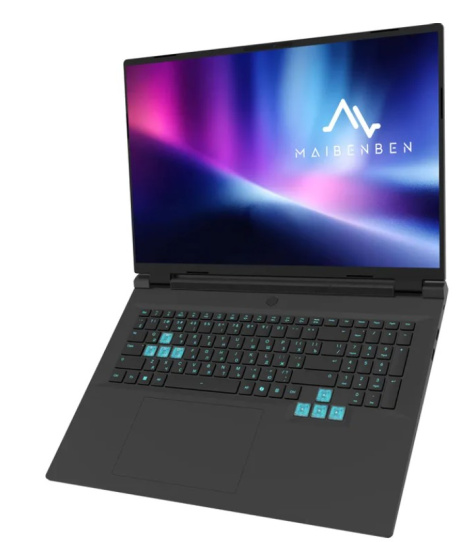 фото Ноутбук Maibenben X-TREME TSUNAMI X18A-R98957 18" (AMD Ryzen 9, 24Гб DDR5, SSD 1 Тб, GeForce RTX 5070, Без ОС) Черный [X18A-R989570R3RLB4E10]