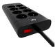 фото Сетевой фильтр  AGNI TP-FA4U8E-C-2m-black