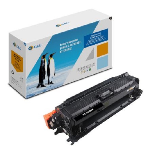 

Картридж GG-CE400X Cartridge G&G for HP CLJ M551/M575/M570; Canon LBP7780, with chip (11000), GG-CE400X