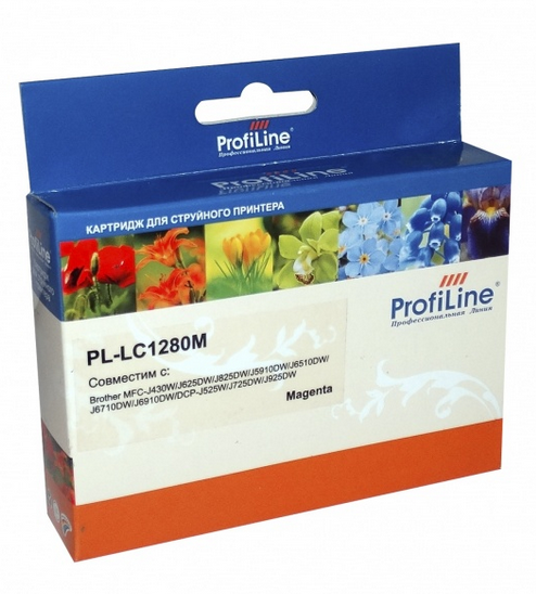 

Картридж ProfiLine PL-LC1280M-M PL_LC1280XLM_M для принтеров Brother LC1280M MFC-J6510DW/6710DW/6910DW Magenta водн ProfiLine, PL-LC1280M-M
