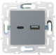 фото Розетка USB  IEK SK-U22-018-K03 в Санкт-Петербургe