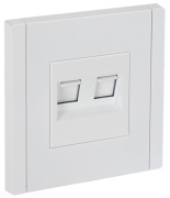 фото Розетка компьютерная IEK FP-K20-1-K01
