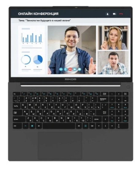 фото Ноутбук  Rikor ARZ 103.1 15.6 ", Ryzen 5, 8 Гб RAM, 256 Гб SSD, Radeon Graphics, Черный