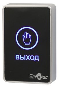 

Кнопка Smartec ST-EX020LSM-BK выхода сенсорная, накладная, пластик, НЗ/НР контакты, 12-24 В(DC), черная, ST-EX020LSM-BK