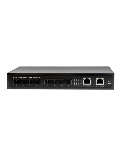 

Коммутатор NST NS-SW-8GX2G Gigabit Ethernet на 8 SFP + 2 RJ45 портов. Порты: 8 x GE SFP (1000Base-FX), 2 x GE (10/100/1000Base-T). В комплекте БП DC12, NS-SW-8GX2G