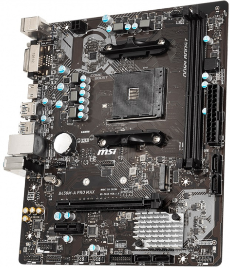 фото Материнская плата mATX MSI B450M-A PRO MAX в Перми
