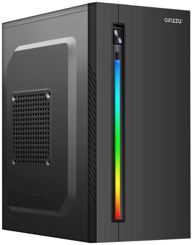 

Корпус mATX Ginzzu D350 без БП, 2*USB 2.0, D350