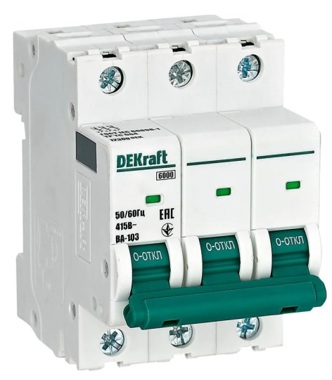 Изображение товара Автоматический выключатель DEKraft 12363DEK для защиты цепей 4 А IP20