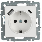 фото Розетка IEK BR-R14-16-U22-018-K01