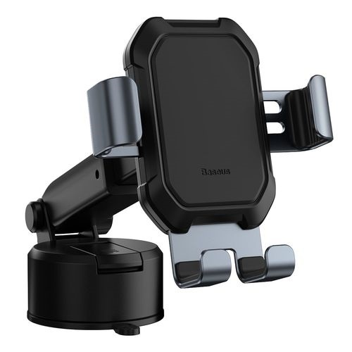

Держатель автомобильный Baseus SUYL-TK01 Tank Gravity with suction base Tarnish black, SUYL-TK01