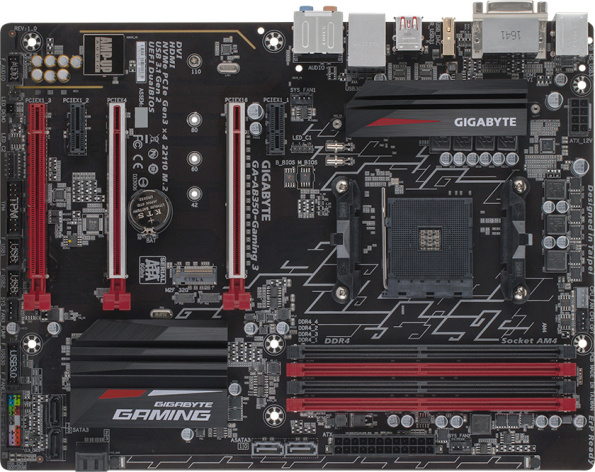фото Материнская плата ATX GIGABYTE GA-AB350-Gaming 3