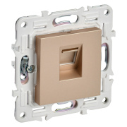 фото Розетка компьютерная IEK SK-K10-1-K98