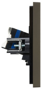 фото Розетка компьютерная IEK FP-K20-2-K03