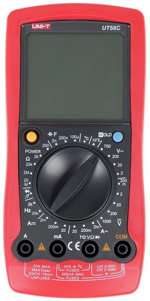 

Мультиметр Unit 13-1023 Универсальный UT 58C, 13-1023